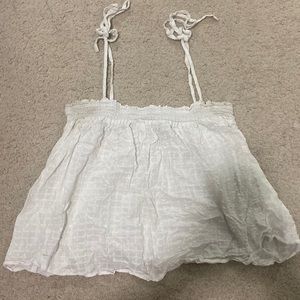 Loft Large Petite White Top